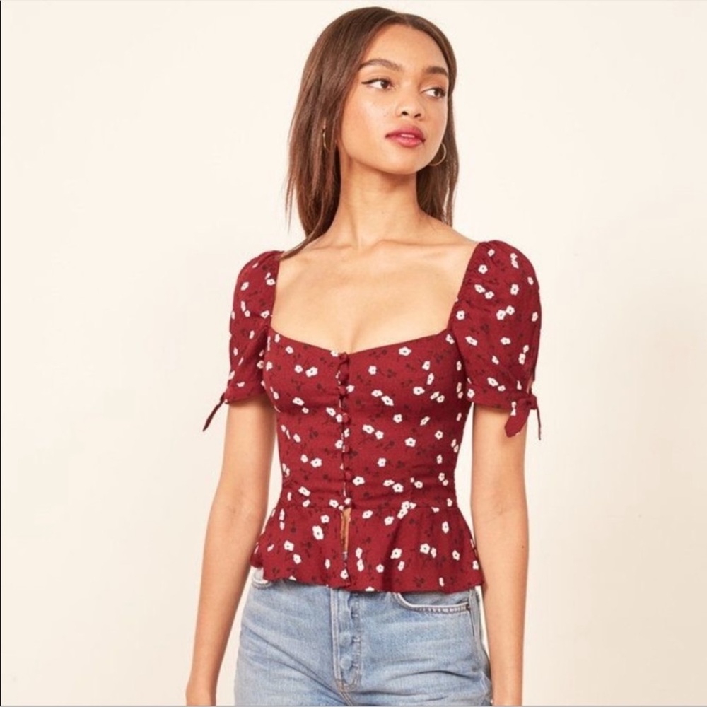 Reformation button up top